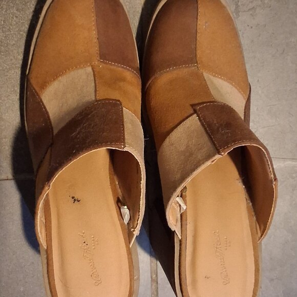 Groovy hippie Patchwork mule clogs - Picture 2 of 2